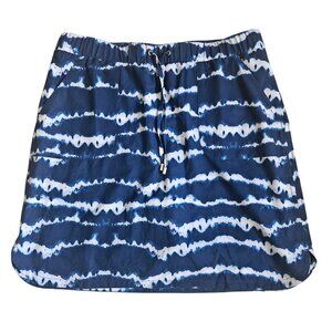 CHICO'S Zenergy Skort Women's SZ 0 US 4 Small Blue White Tie Dye Tennis Golf